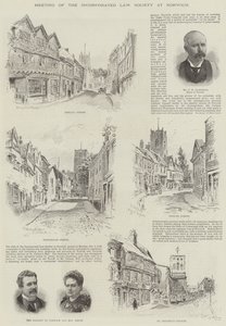Vergadering van de Incorporated Law Society in Norwich